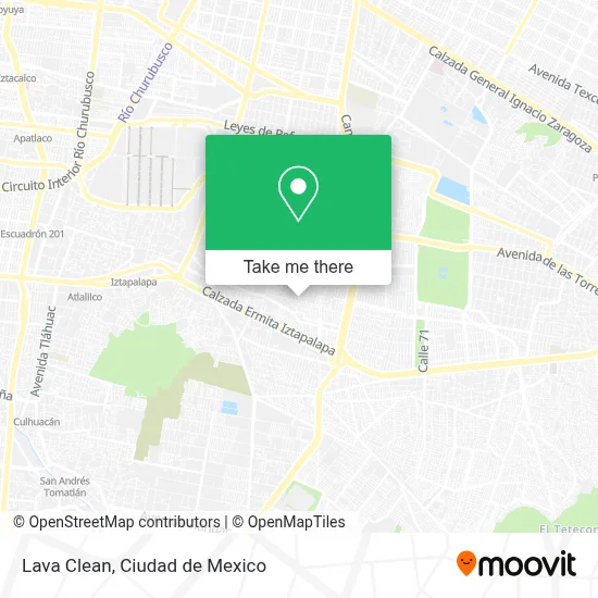 Lava Clean map