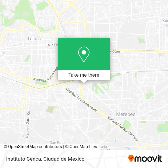 Instituto Cenca map