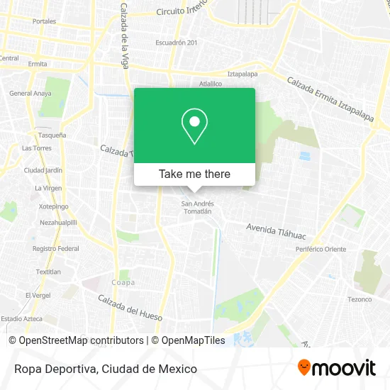 Ropa Deportiva map