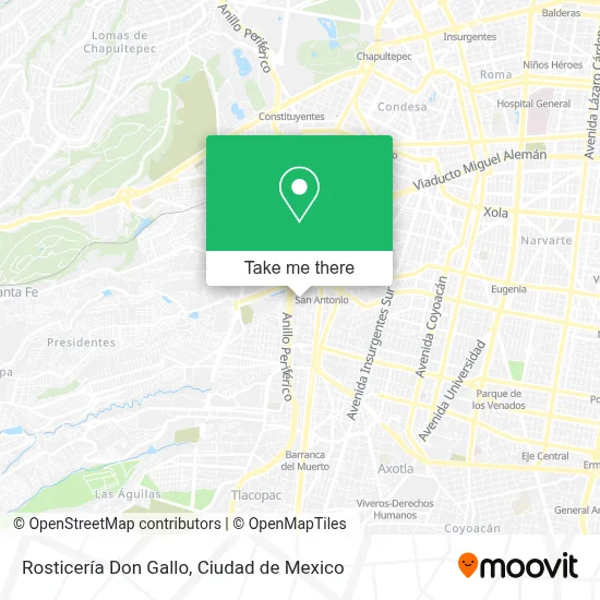 Rosticería Don Gallo map
