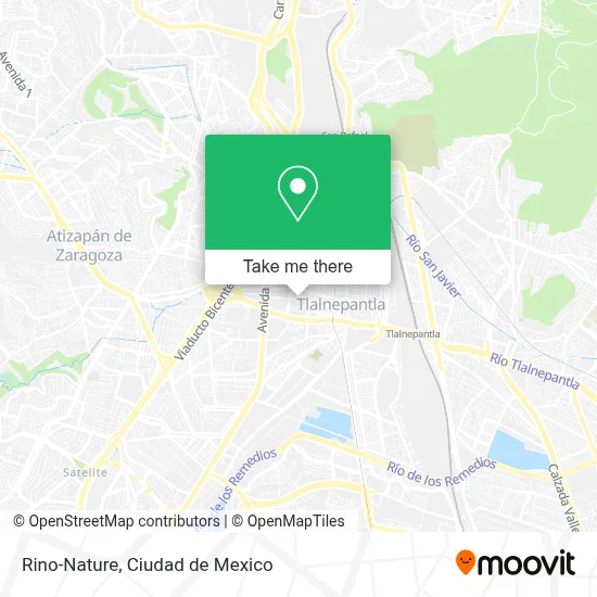 Rino-Nature map