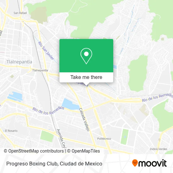 Progreso Boxing Club map