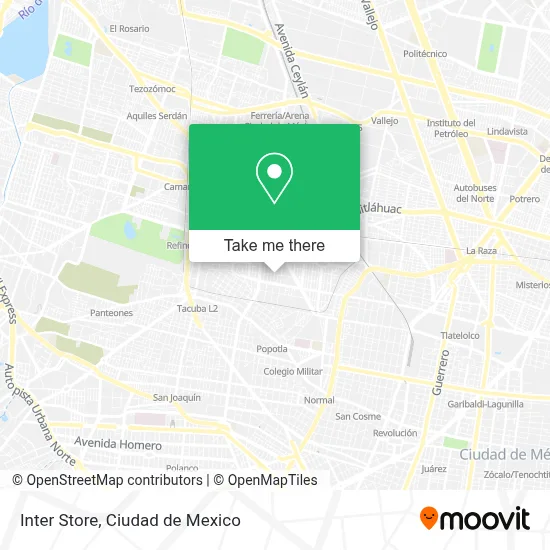 Inter Store map