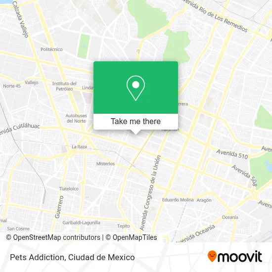 Pets Addiction map