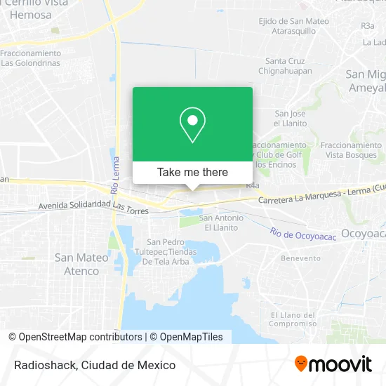Radioshack map