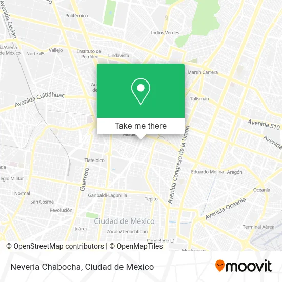 Neveria  Chabocha map