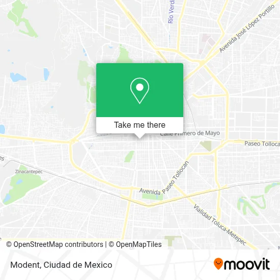 Modent map