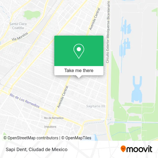 Sapi Dent map