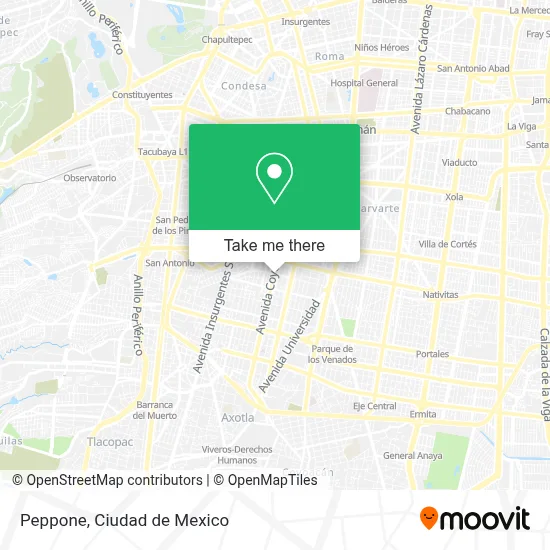 Peppone map