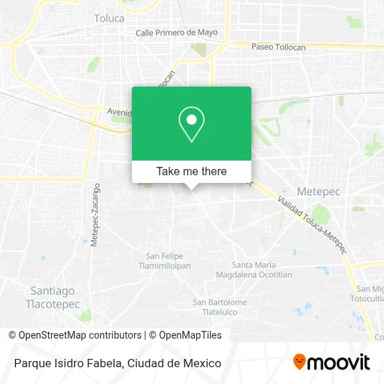 Parque Isidro Fabela map