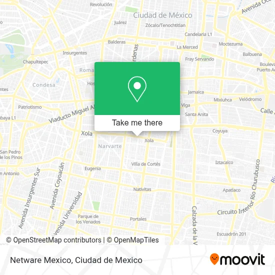 Netware Mexico map