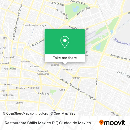 Restaurante Chilis Mexico D.F map