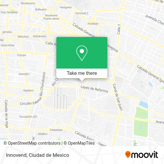 Innovend map