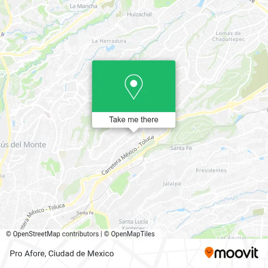 Pro Afore map