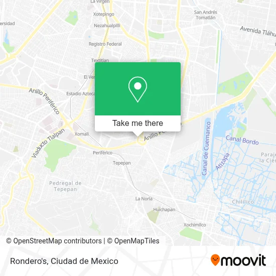 Rondero's map