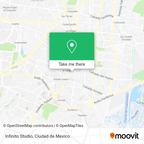 Infinito Studio map