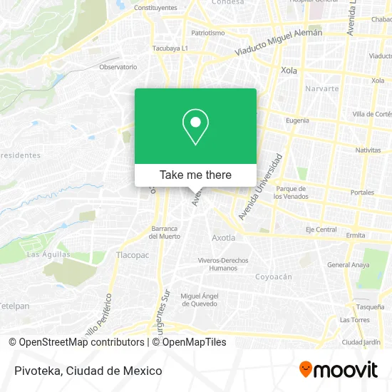Pivoteka map