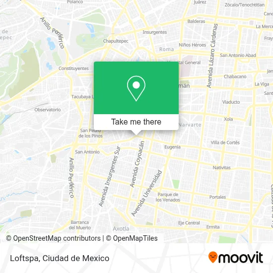 Loftspa map