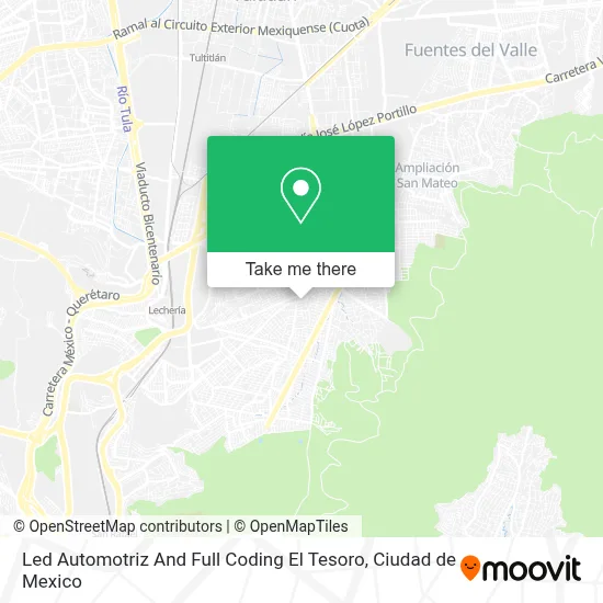 Led Automotriz And Full Coding El Tesoro map