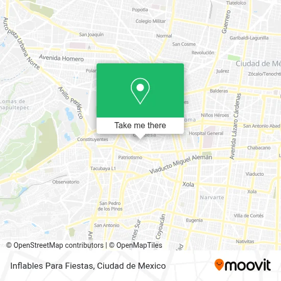 Inflables Para Fiestas map