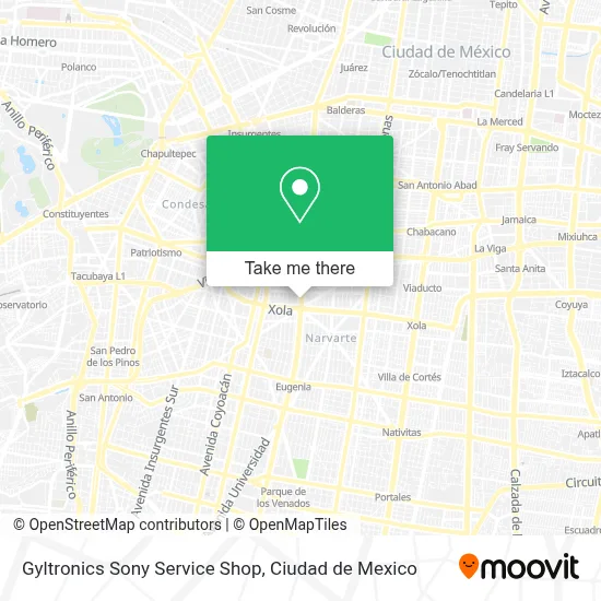 Gyltronics Sony Service Shop map