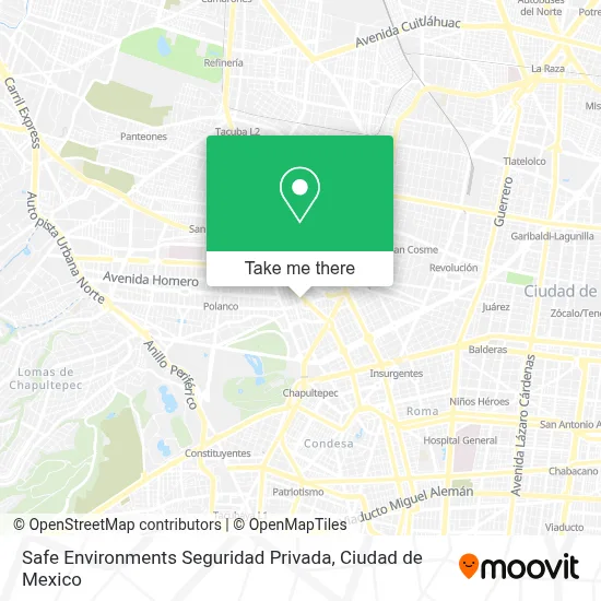 Safe Environments Seguridad Privada map