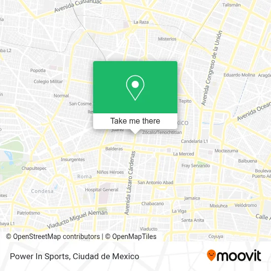 Power In Sports map