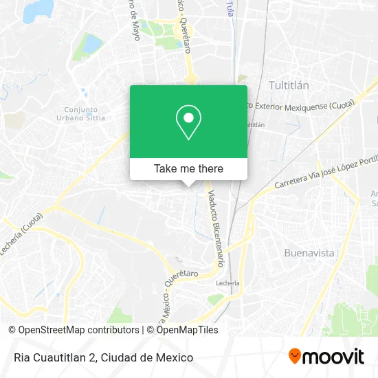 Ria Cuautitlan 2 map