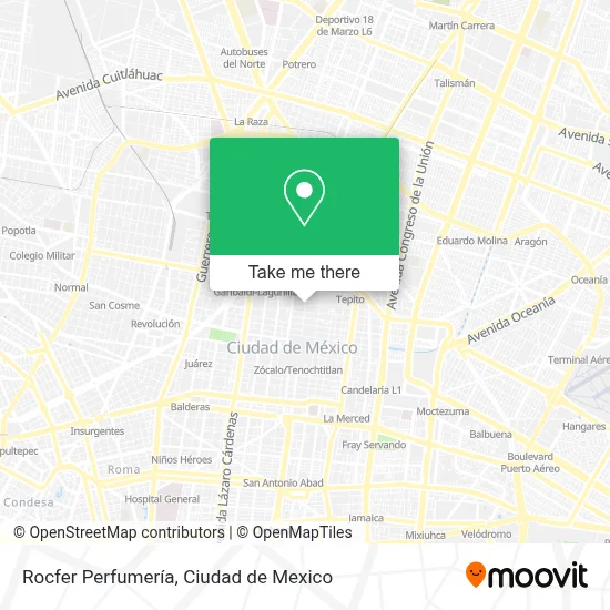 Rocfer Perfumería map