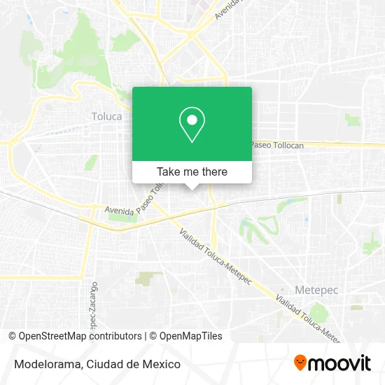 Modelorama map