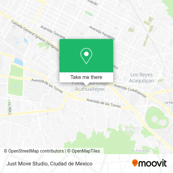 Just Move Studio map