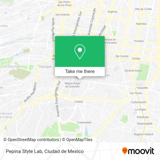 Pepina Style Lab map