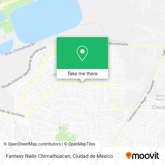 Fantasy Nails Chimalhuacan map