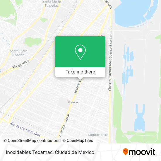 Inoxidables Tecamac map