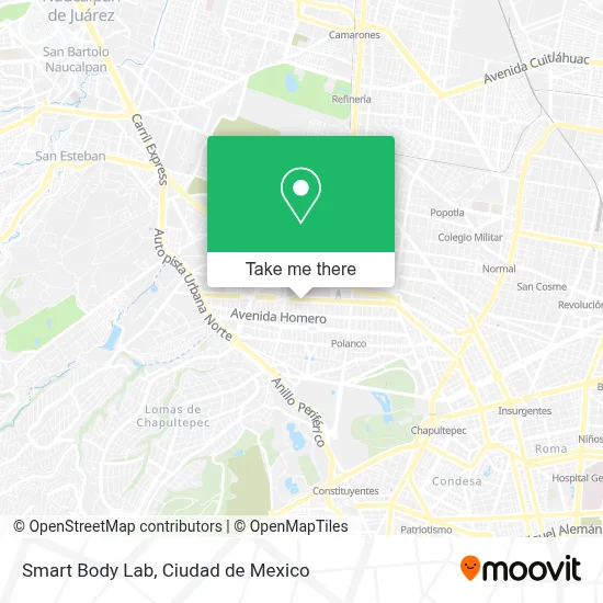 Smart Body Lab map
