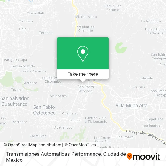 Transmisiones Automaticas Performance map
