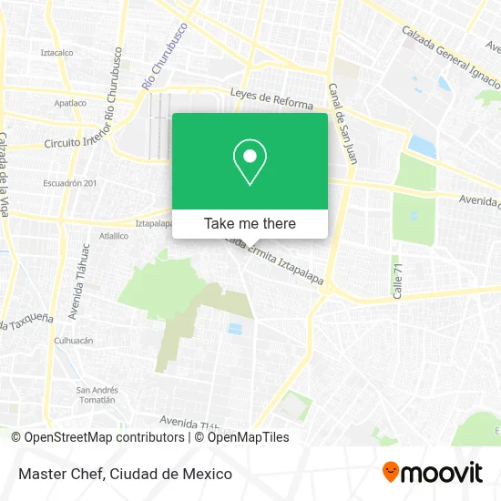 Master Chef map