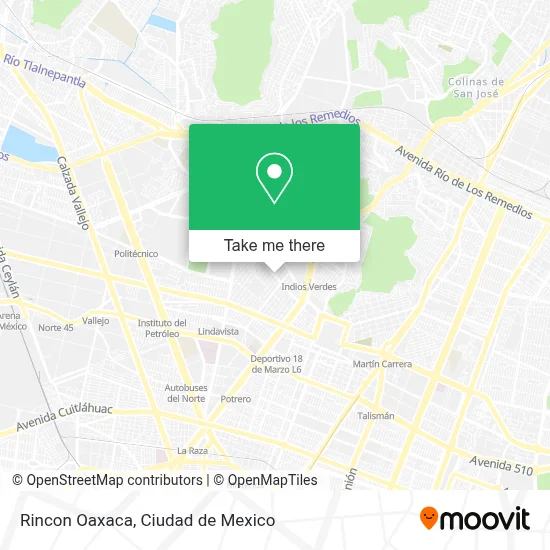 Rincon Oaxaca map