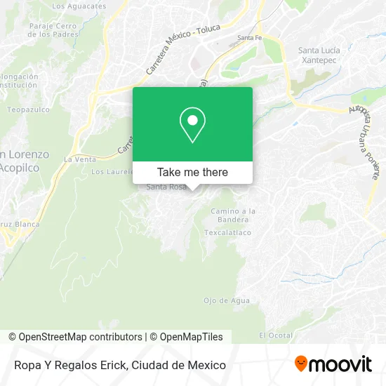 Ropa Y Regalos Erick map