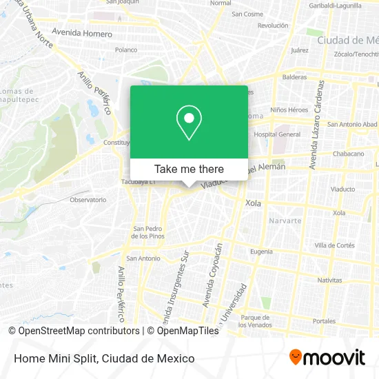 Home Mini Split map