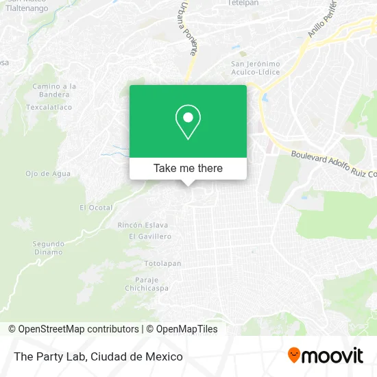 The Party Lab map