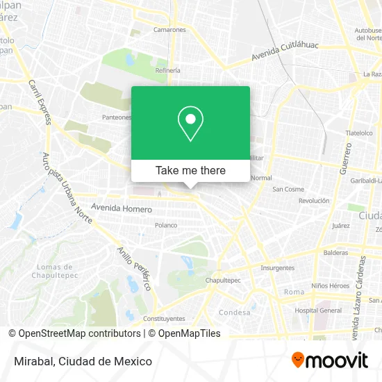 Mirabal map