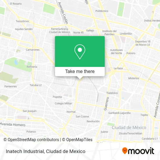Inatech Industrial map
