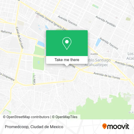 Promedcoop map