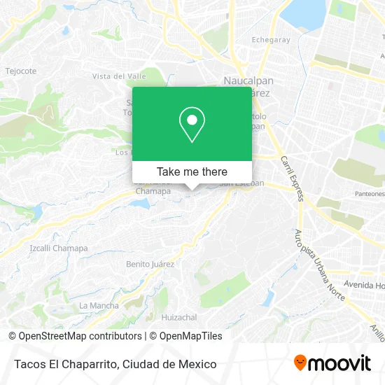 Tacos El Chaparrito map