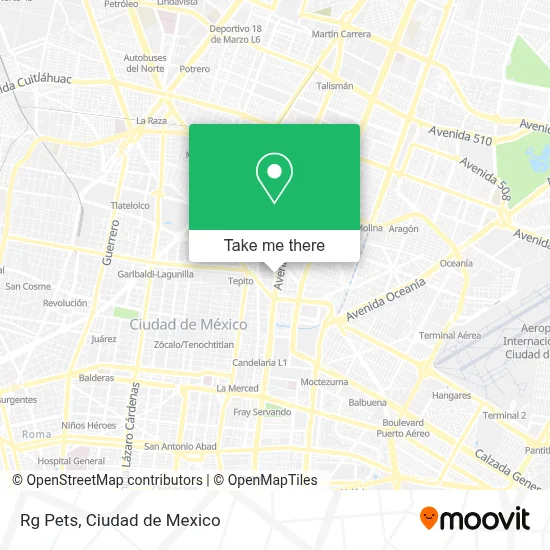 Rg Pets map
