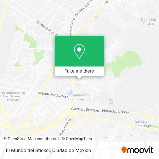 El Mundo del Sticker map