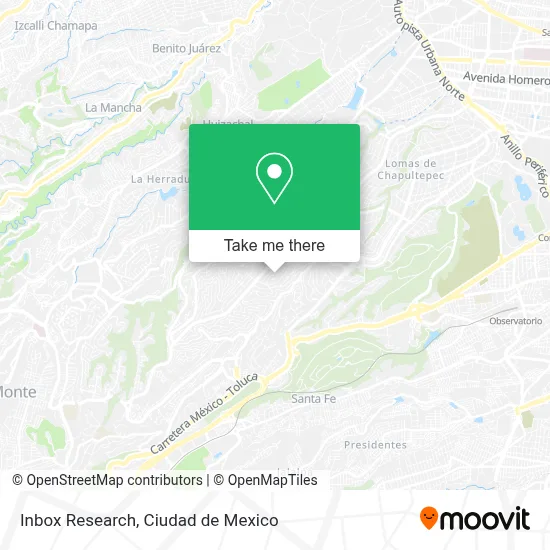 Inbox Research map