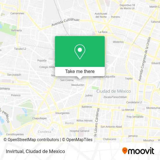 Invirtual map