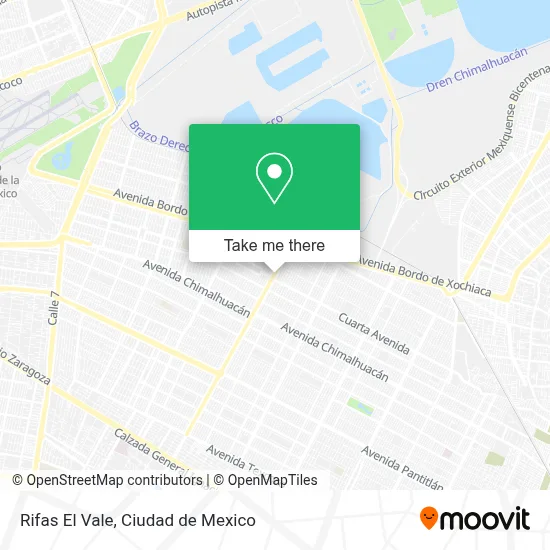 Rifas El Vale map